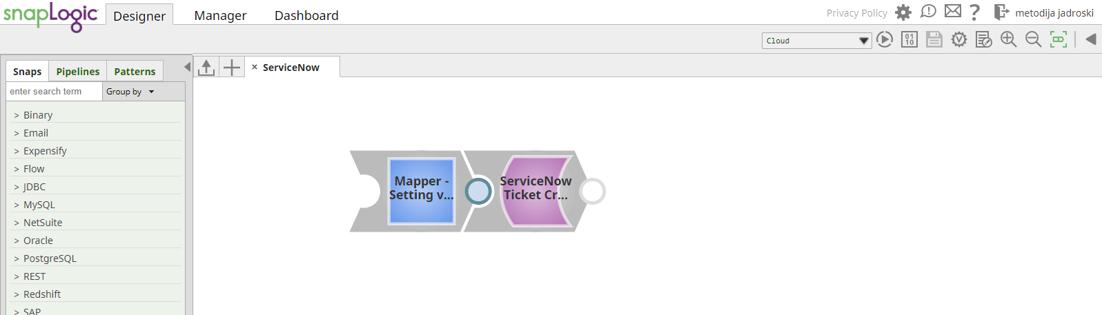 Pipeline for creating ServiceNow incident ticket