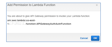 Adding permission to Lambda function