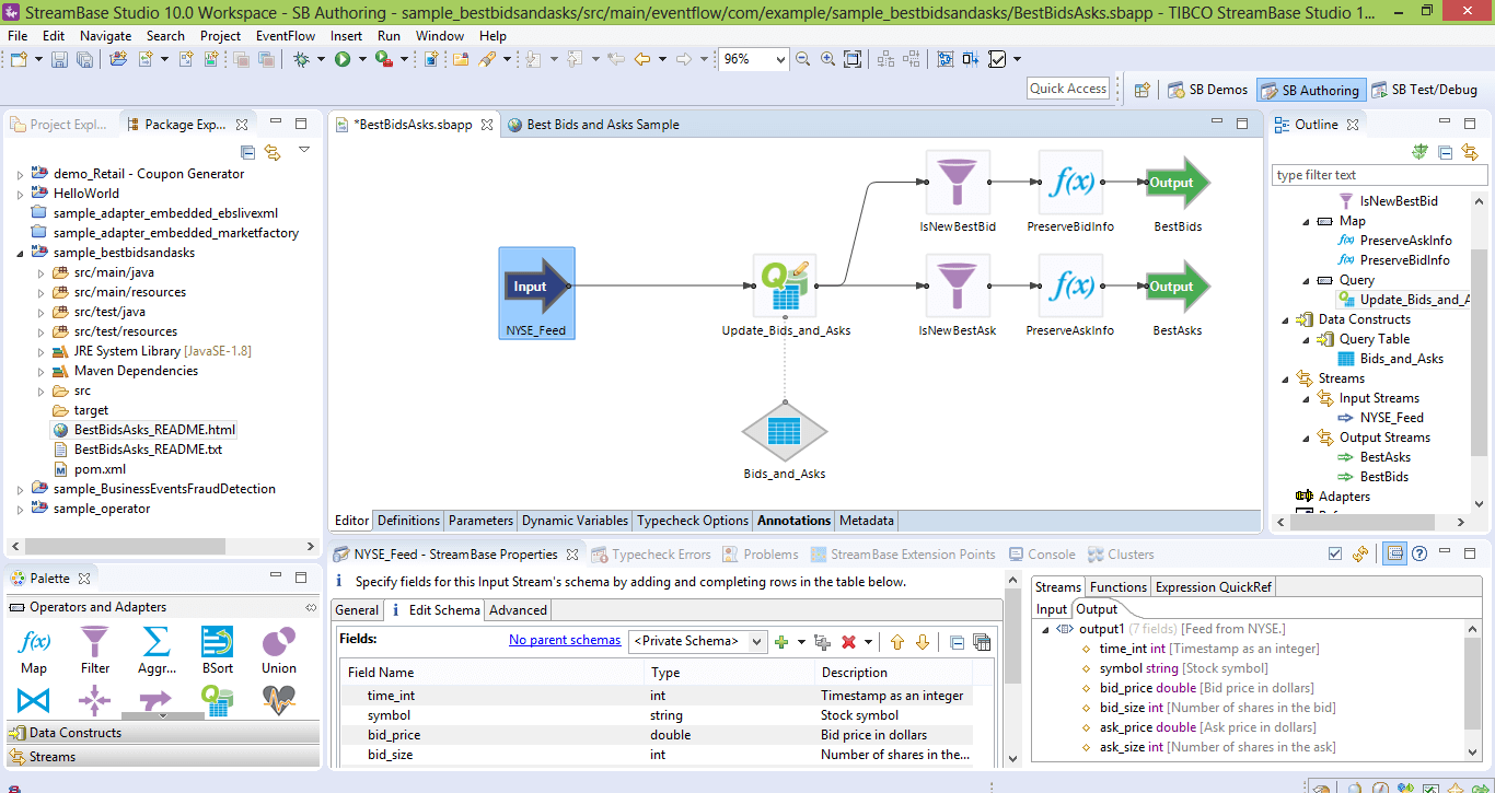 Tibco StreamBase Studio 10.0 IDE