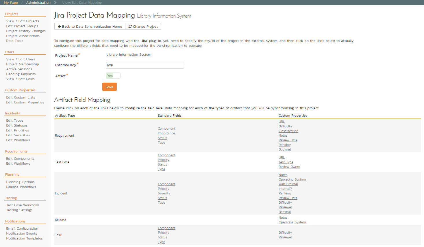 data-mapping home page