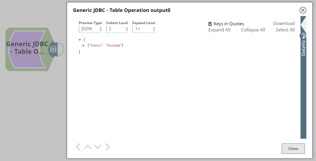 Figure 13 Output of the execution