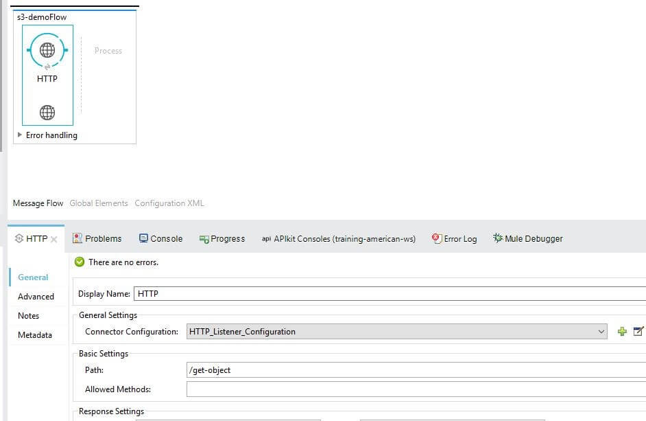 Figure 3 - HTTP endpoint