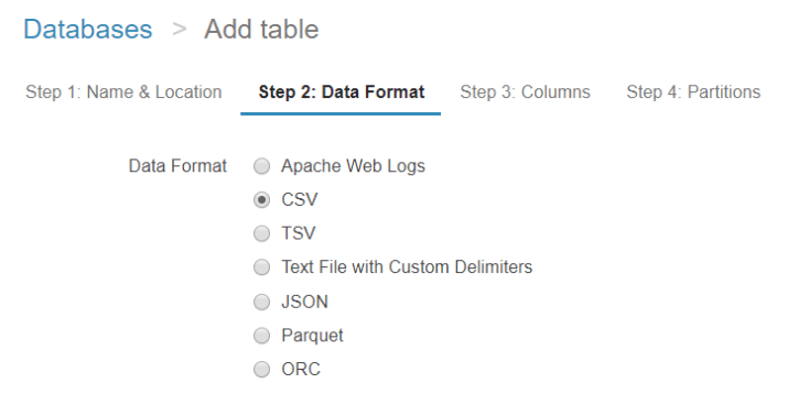 Step 2: Data Format