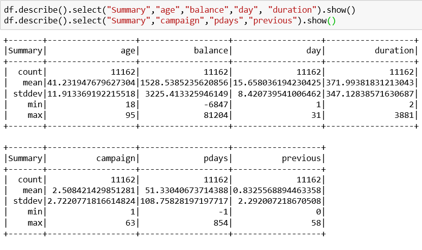 Spark Session and define the structure of the file