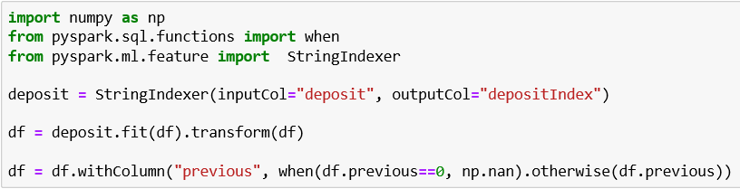 Spark Session and define the structure of the file