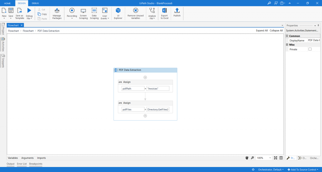 Figure 6: Assign Activities