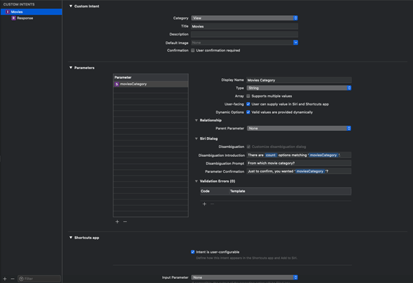 Creating Intents Extension