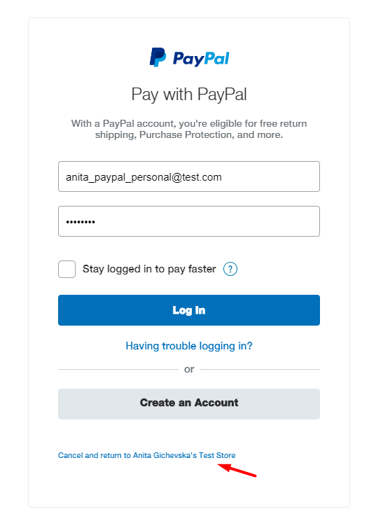 paypal logging