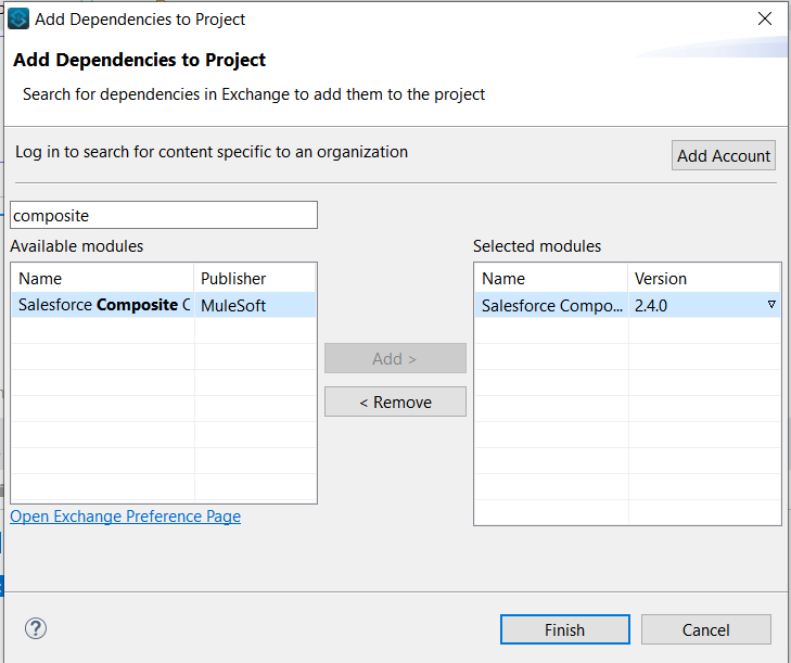 add dependencies to project