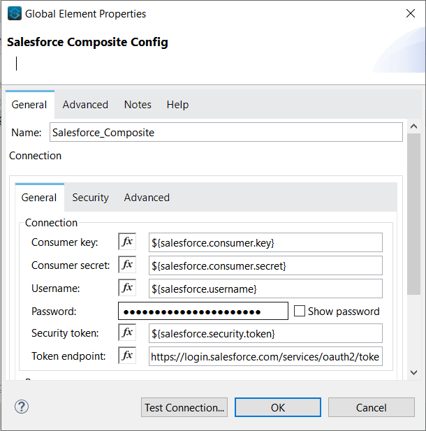 Salesforce composite config