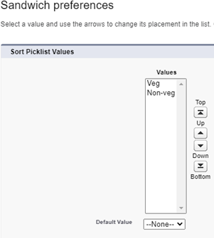 custom picklist fields