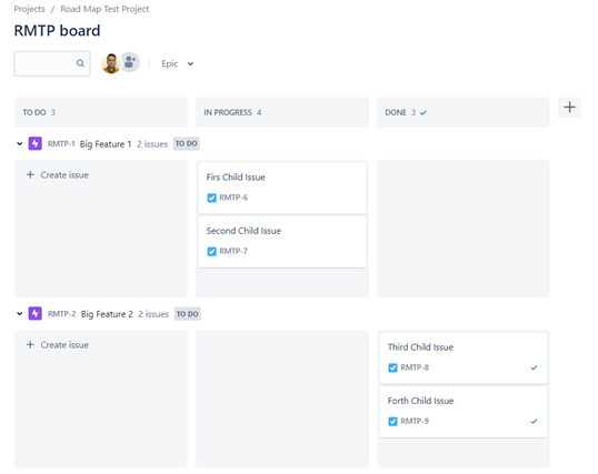 Advanced Roadmap board