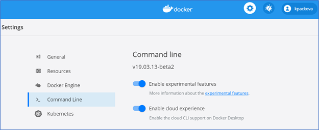 Docker Desktop Edge

