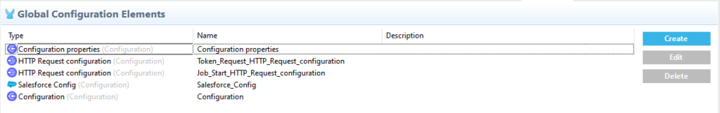 Creating Configurations