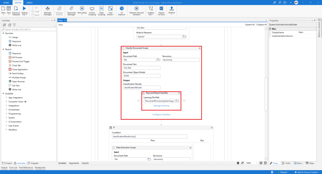 Classify Document Scope/Keyword Based Classifier