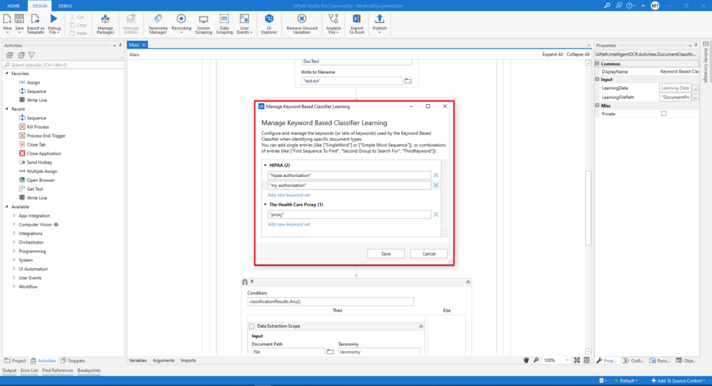 Manage Keyword Based Classifier Learning