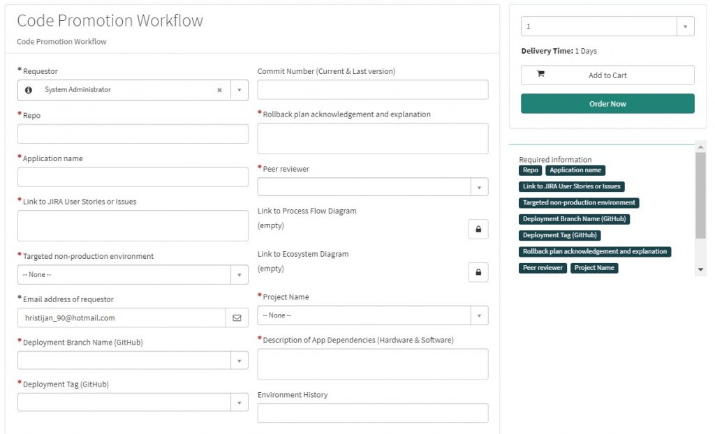 code promotion workflow