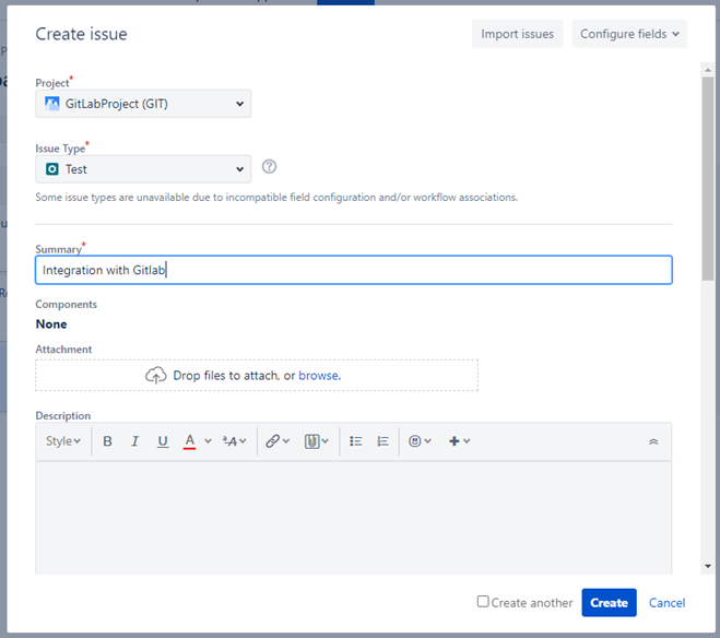 Cucumber Test in Jira cloud instance