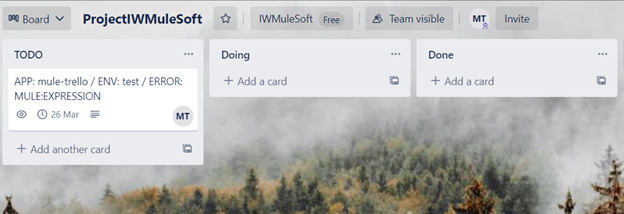 Trello board