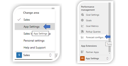 Opportunity form - app settings