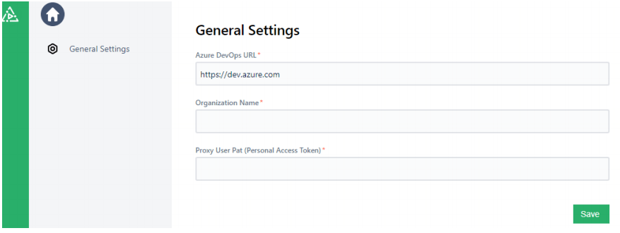 Confirm instance URL, organization name and personal access token