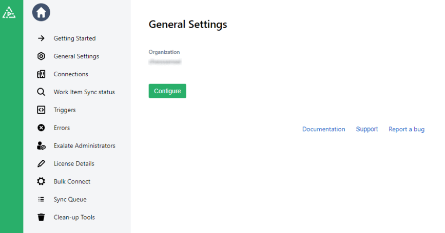 Configure settings