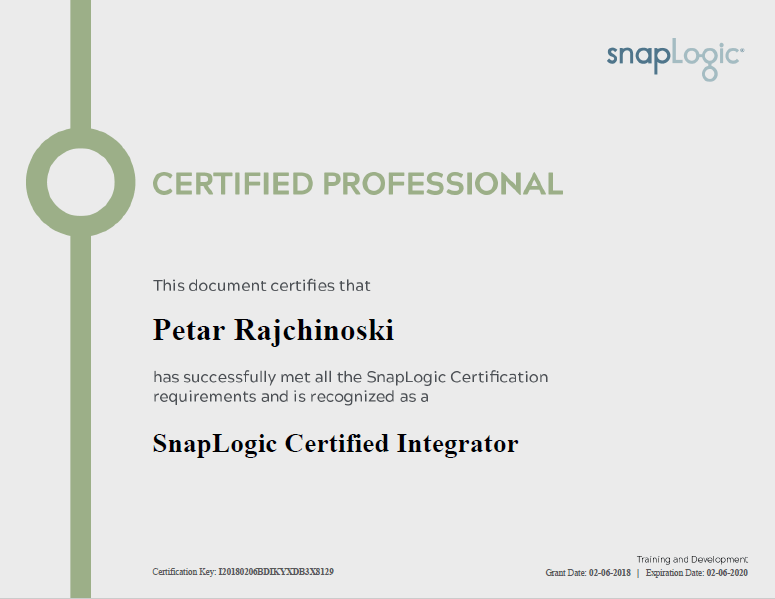 SnapLogic, interworks, professionals, certified, SnapLogic certified professionals