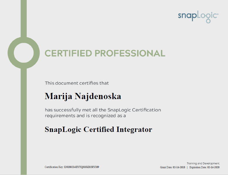 SnapLogic, interworks, professionals, certified, SnapLogic certified professionals