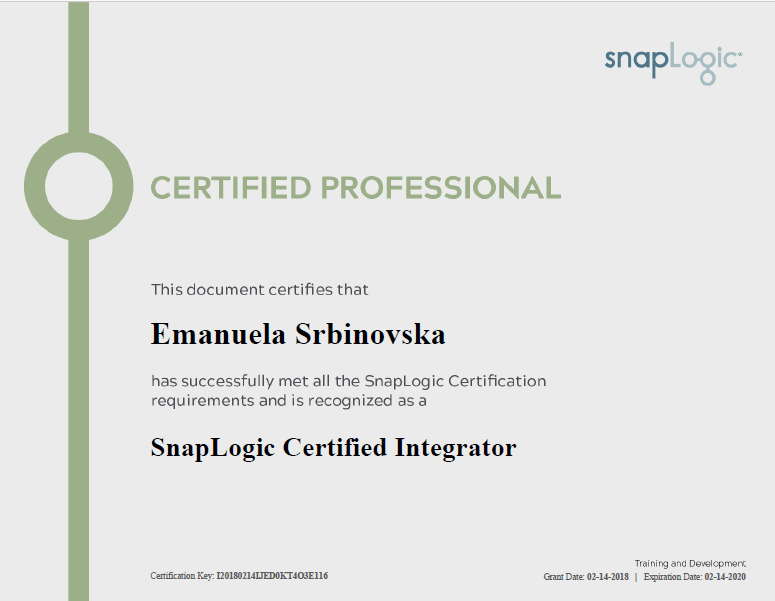 SnapLogic, interworks, professionals, certified, SnapLogic certified professionals